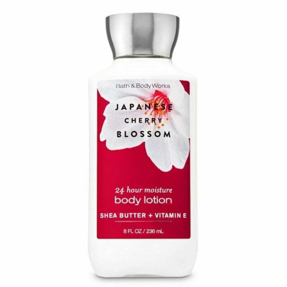 Bath & Body Works Japanese Cherry Blossom Body Lotion 24 Hour Moisture Original